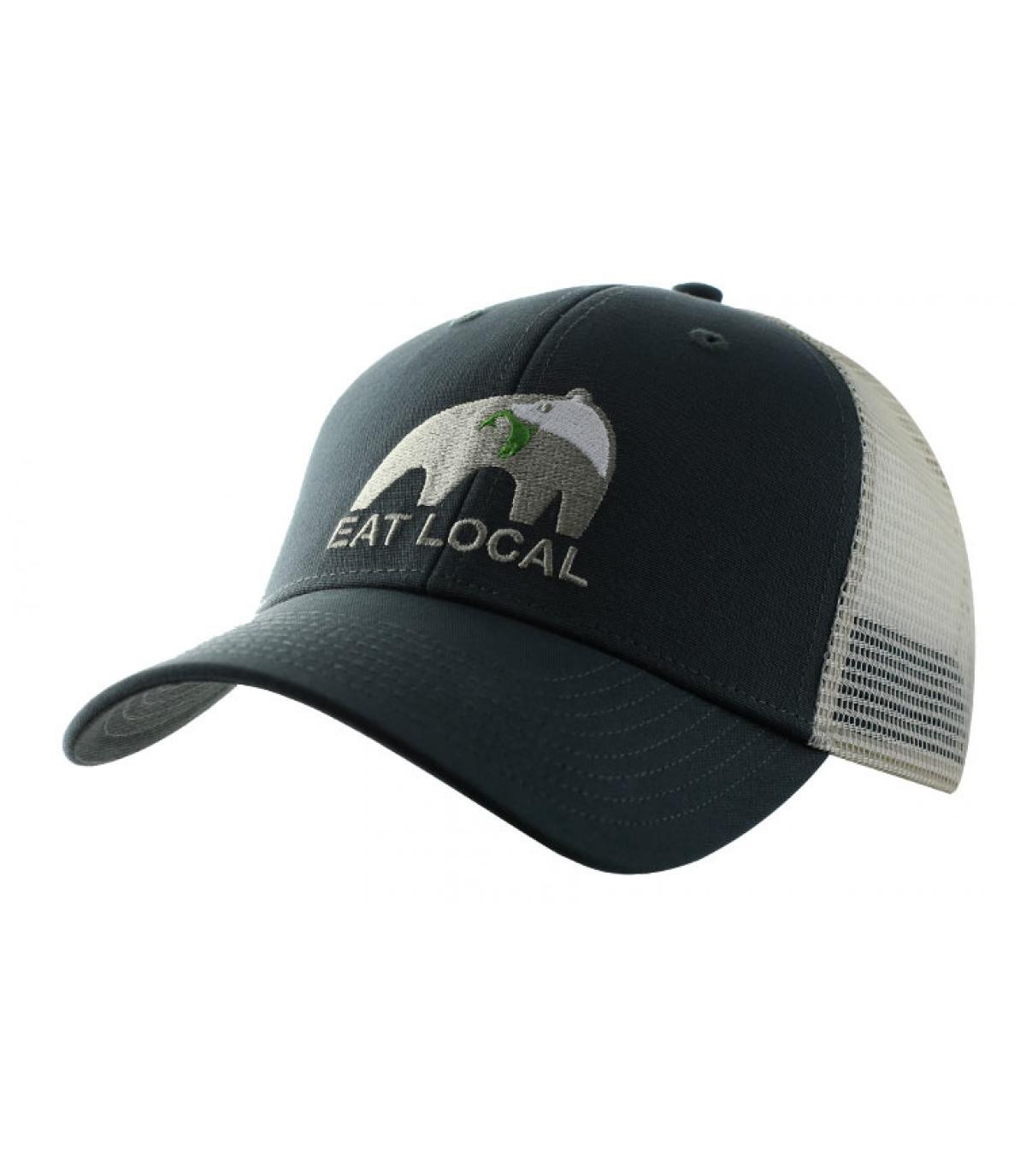 Eat Local Trucker forge grey Patagonia